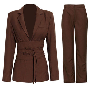 Two Pieces Set Pant Suits